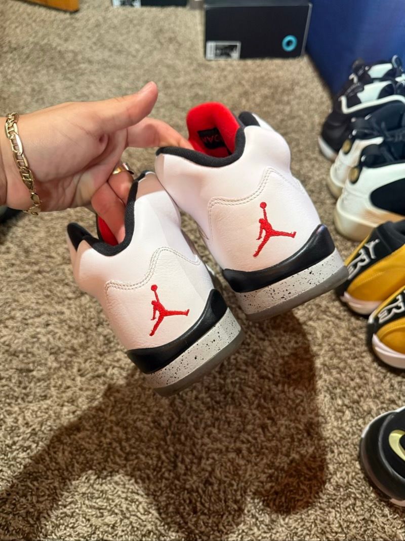 Jordan 5 Retro White Cement - Used/Worn