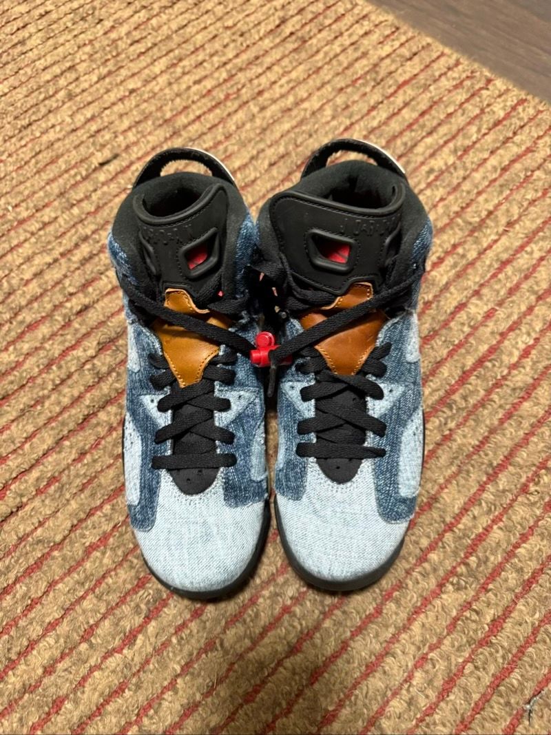 Jordan 6 Retro Washed Denim (GS) - Used/Worn