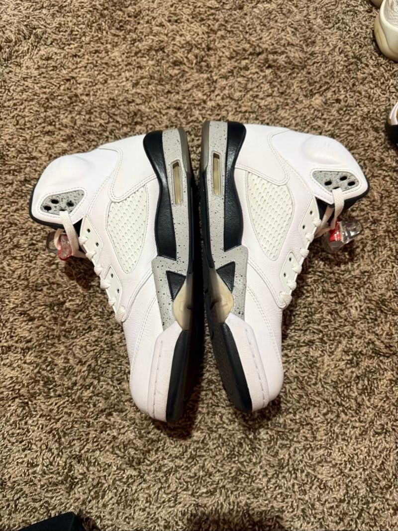 Jordan 5 Retro White Cement - Used/Worn