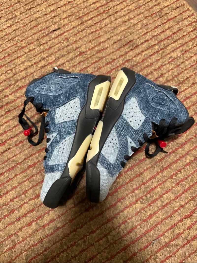 Jordan 6 Retro Washed Denim (GS) - Used/Worn