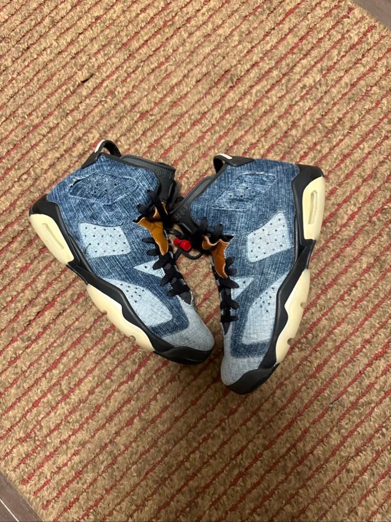 Jordan 6 Retro Washed Denim (GS) - Used/Worn