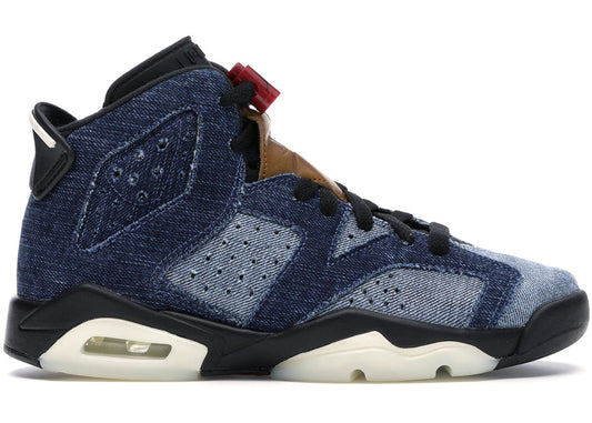 Jordan 6 Retro Washed Denim (GS) - Used/Worn